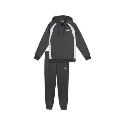 Abbildung von Poly Trainingsanzug mit Kapuzenjacke Herren PUMA Dusky Gray