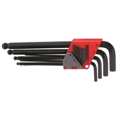 Abbildung von TengTools 112260104 Winkelschraubendrehersatz 1.5, 2, 2.5, 3, 4, 5, 6, 8, 10 Chrom Vanadium Stahl 9