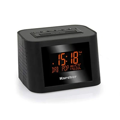 Abbildung von Karcher DAB 2420 Digitalradio (DAB) (Digitalradio (DAB), FM Tuner mit RDS, 2 W, Radio DAB+, Radiowecker, Senderspeicher)