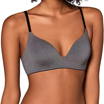 Abbildung von Sloggi WOW P Tshirt BH, Damen, Größe: 80E. 85D, Black combination
