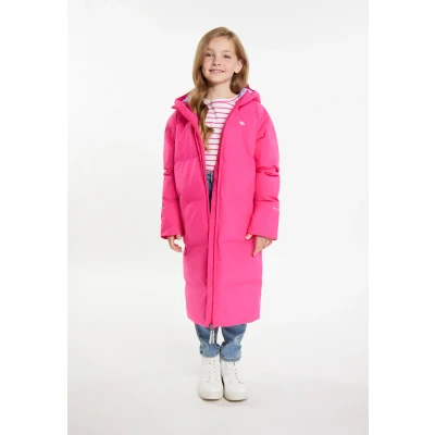 Abbildung von Schmuddelwedda Funktionaler Alzette Wintermantel für Kinder, Größe: 128, Pink