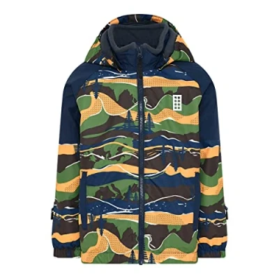 Abbildung von Lego Wear Unisex Jungen Winterjacke Skijacke 12.000 Wassersäule Atmungsaktiv Lwjested 712 Regenjacke, 590, 110 EU
