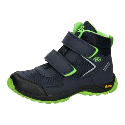 Abbildung von Brütting Molde V Hikingschuh für Kinder, Größe: 35, Marine lemon Kunststoff/polyamid