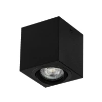 Abbildung von LEDVANCE Spot Surface Square Deckenaufbauspot, schwarz, mit GU10 Sockel, kann einfacher oder smarter Lampe bestückt werden, flexibler Ausstrahlwinkel, Schutzklasse IP20, hochwertiges Gehäuse