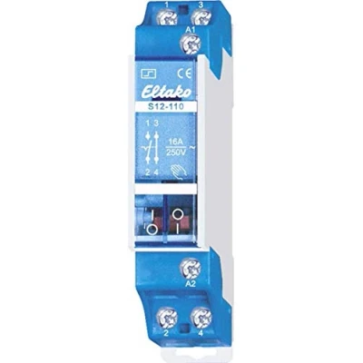 Abbildung von Eltako Stromstossschalter, 1S 1Ö 16 A, 24 V AC S12 110 V, 1393713