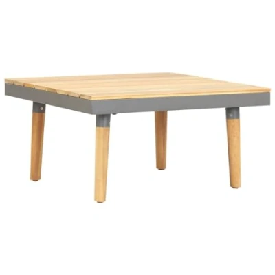 Abbildung von vidaXL Akazienholz Massiv Garten Couchtisch Gartentisch Beistelltisch Holztisch Tisch Teetisch Kaffeetisch Terrassentisch 60x60x31,5cm