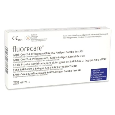 Abbildung von Fluorecare 4in1test Covid Antigen Influenza Ab Rsv 1 St