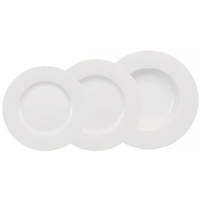 Abbildung von Villeroy &amp; Boch Wonderful World White Tellerset 12tlg
