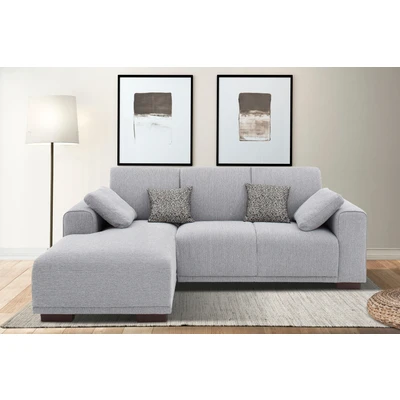 Abbildung von Home affaire Ecksofa &quot;Bornholm incl. 2 Kissen, Stellmaße 234x162 cm L Form&quot;, Recamiere wahlweise links oder rechts bestellbar