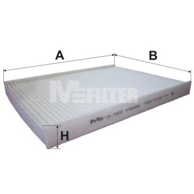 Abbildung von Filter, Innenraumluft MFILTER K 9084
