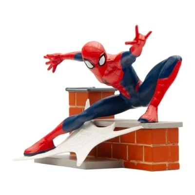 Abbildung von Bullyland Spider Man aus dem Marvel Verse, perfekt als Spielzeug Figur, Dekoration und kleines Geschenk für Kinder ab 3 Jahren Sammler, detailgetreue 7 cm Sammelfigur Kidults 11334