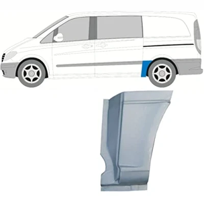 Abbildung von Für Mercedes Vito 2003 Kurz Hinten KotflÜgel Reparaturblech/Links