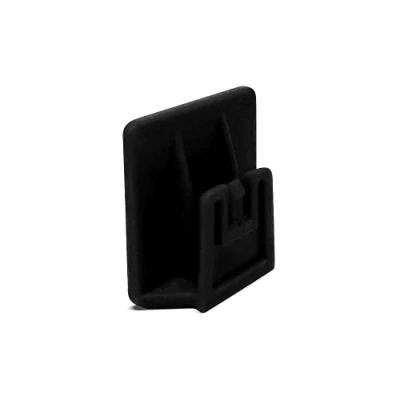 Abbildung von 4R Quattroerre.it 1732B Maut Clip mit abnehmbarem Befestigungssystem, 3 x cm, schwarz
