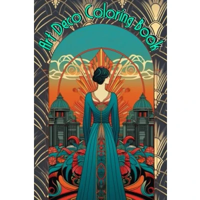 Abbildung von Art Deco Coloring Book: 1920&#039;s style Nouveau for adults