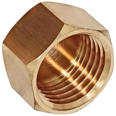 Abbildung von Kappe mit 2 Zoll Innengewinde 2&quot; IG Gewinde Schraub Fitting aus Messing