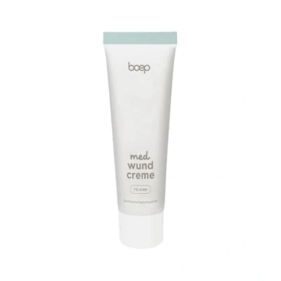 Abbildung von boep med Zink Wundcreme Vegane Naturkosmetik Wund und Heilsalbe mit Mandelöl &amp; Zinkoxid Bei gereizter, trockener oder juckende Haut Neurodermitis Rosacea (50ml)