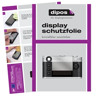Abbildung von dipos I 5X Schutzfolie kompatibel mit Leica M11 Displayschutz Folie klar