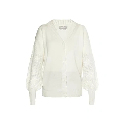 Abbildung von EVERA Damen Strick Cardigan 10429121 EV01, WOLLWEISS, M/L