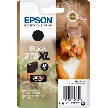 Abbildung von Epson C13T37914020 Singlepack Black 378XL Claria Photo HD Ink