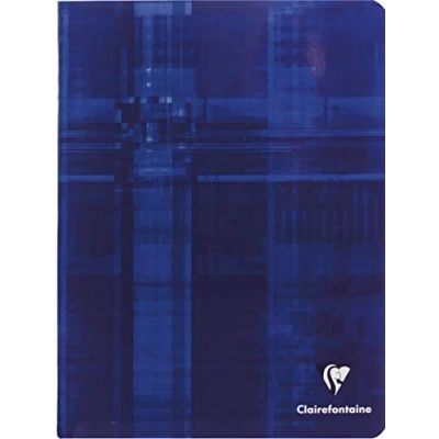 Abbildung von Clairefontaine 37244C Packung mit 10 Heften 17x22cm, geheftet, 40 Blatt 90g, kariert, farbig sortiert, 1 Pack