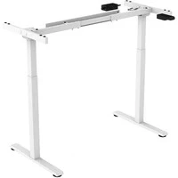 Abbildung von DIGITUS höhenverstellbares Tisch Gestell elektrisch 2 stufig 1 Motor Bedienfeld Antikollisionssystem Für gängige Tischplatten Weiß