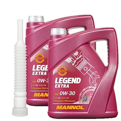 Abbildung von 2 x5l, MANNOL 7919 Legend Extra 0W 30 229.51 + Ausgießer
