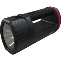 Abbildung von ANSMANN LED Arbeitsleuchte 400 Lumen &amp; verstellbarer Lampenkopf Handscheinwerfer dimmbar, stoßfest aufladbar über USB 5W Akku Arbeitslampe HS5R als Werkstattlampe oder Notbeleuchtung