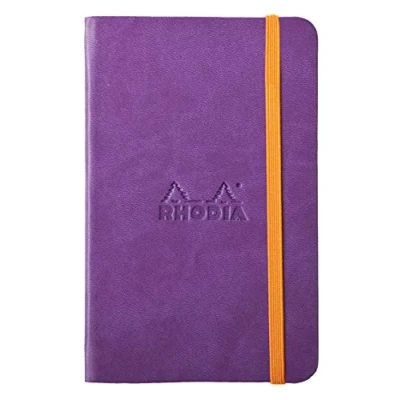Abbildung von Rhodia 118630C Rhodiarama Book (A6 Notizbuch mit Gummizug, blanko, 96 Blatt) 1 Stück violett