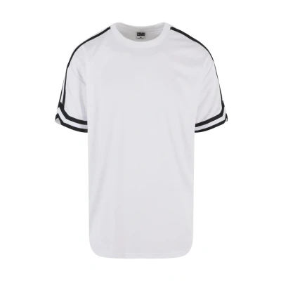 Abbildung von Urban Classics Stripes TEE Tshirt print, Herren, Größe: Large, White