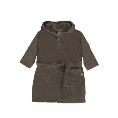 Abbildung von Sterntaler Baby Unisex Bademantel GOTS Kinder Elefant Eddy Baby, braun, 98/104