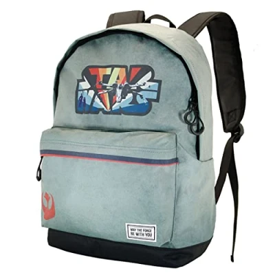 Abbildung von Star Wars Vintage FAN HS Rucksack, Grau, 30 x 43 cm, Kapazität 22 L