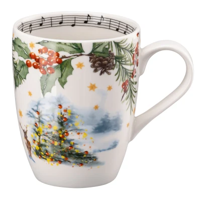 Abbildung von Hutschenreuther Sammelserie 2023 Am Weihnachtsbaum Becher mit Henkel