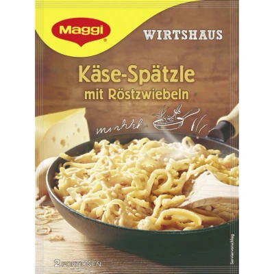 Abbildung von Maggi Wirtshaus Käse Spätzle mit Röstzwiebeln