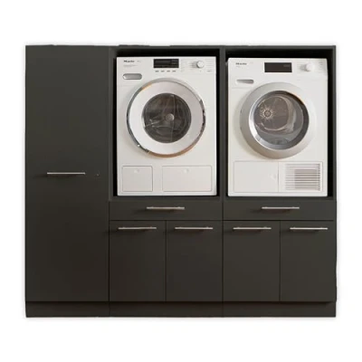 Abbildung von Laundreezy Mehrzweckschrank Set &quot;LAUNDREEZY LDSK12&quot;, Breite 185 cm