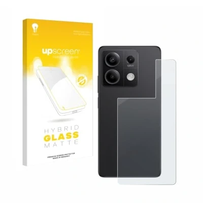 Abbildung von upscreen Entspiegelungs Schutzglas für Xiaomi Redmi Note 13 Pro 5G (Rückseite) Schutzfolie Matt, Glas Folie [mattierend, 9H Panzerschutz]