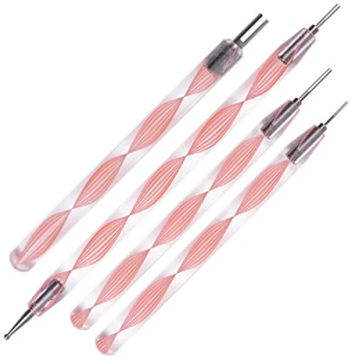 Abbildung von JUYA Quilling Schlitz Werkzeuge mit Edelstahl Kopf (rosa, 4 pcs Set)