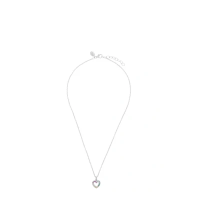 Abbildung von Prinzessin Lillifee Kette mit Anhänger 925 Sterling Silber Mädchen Kinder Halsschmuck, Zirkonia synth., 35+3 cm, Silber, Herz, Kommt in Schmuck Geschenk Box, 2031167