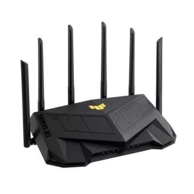 Abbildung von ASUS TUF Gaming AX6000 Dual Band WiFi 6 Erweiterbarer Router, 2.5G Ports, Port, Mobile Game Mode, Portweiterleitung, abonnementfreie Netzwerksicherheit, Instant Guard, AiMesh