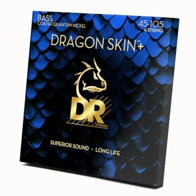 Abbildung von DR Strings Dragon Skin+ Coated Nickel Medium 45 105