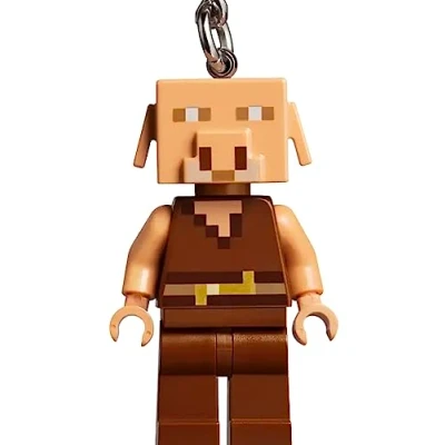 Abbildung von LEGO Minecraft Piglin Schlüsselanhänger ab 6 Jahren