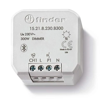 Abbildung von Finder YESLY Typ 15218230B300 Bluetooth Elektronischer Dimmer Serie 15