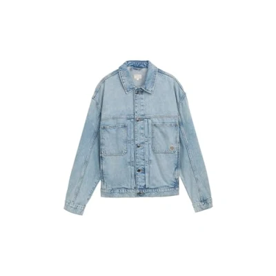 Abbildung von TOM Tailor denim MIT Brusttaschen Jeansjacke, Herren, Größe: XL, Used light stone blue