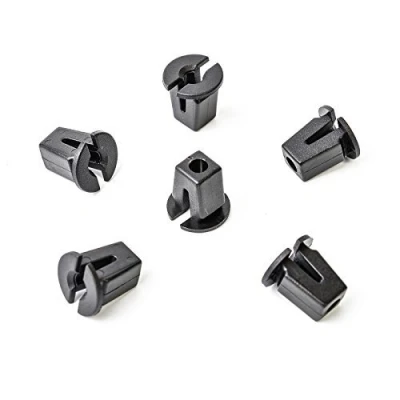 Abbildung von 10x Universal Spreizmutter Klips Universel Clips Karosserie in Schwarz CL 0098