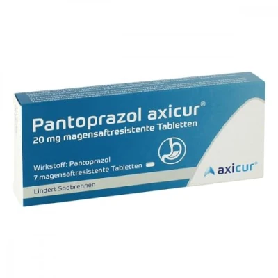 Abbildung von Pantoprazol axicur 20 mg 7 St