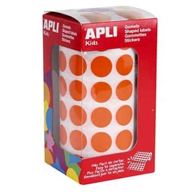 Abbildung von APLI Kids rund 15 mm redonda orange