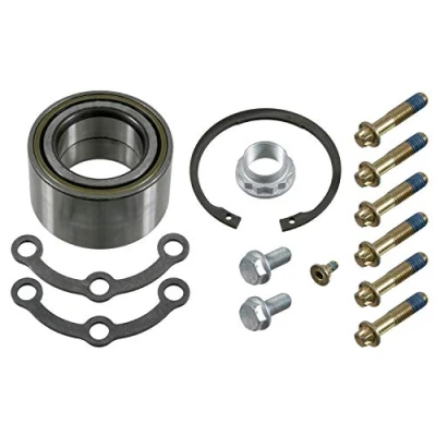 Abbildung von FEBI BILSTEIN 04178 Radlagersatz Hinterachse links, rechts mit Achsmutter Sicherungsring, Schrauben 84 Schrägkugellager