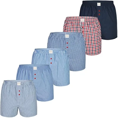 Abbildung von Phil &amp; Co. Berlin 6 PACK Classic SETS Boxershorts, Herren, Größe: XL, Light blue