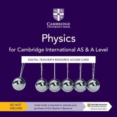 Abbildung von Cambridge International AS &amp; A Level Physics Digital Teacher&#039;s Resource Access Card