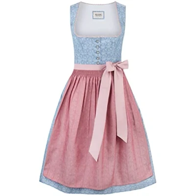 Abbildung von Stockerpoint Damen Zora Dirndl Kleid, Hellblau, 46 EU
