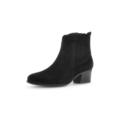Abbildung von Gabor Comfort Cowboy/Bikerstiefelette, Damen, Größe: 39, Schwarz micro Schuhe